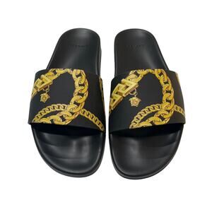 Versace | Shoes | Versace Black And Gold Slides | Poshmark display picture 2